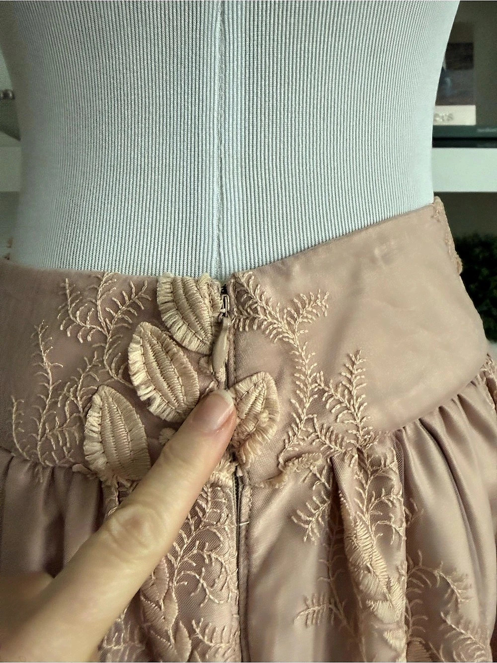 Eliza J Embroidered Tulle A-Line Skirt - Picture 6 of 10